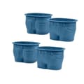 Jeansstil Silikonmuffinsformar, Silikonmuffinsformar, Silikonbakformar, Silikonmuffinsformar, Mini Jeansstil 4 st