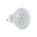 Miniatyrbild 3 av 6: 1 st 3W GU10 18 lysdioder Spot Light Lamp kylare Vit Glödlampa