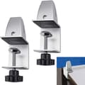 2 ST Justerbara Glasfästen Aluminiumlegering Plexiglas Bordsfäste
