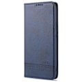 Miniatyrbild 2 av 5: Xiaomi Mi 11 - AZNS Läder Flip Fodral - Blå Blue Blå