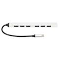 Miniatyrbild 1 av 7: 7 Port USB Hub 5Gbps 1 USB3.0 6 USB2.0 Aluminiumlegering Enkel Design Multiport USB Hub Splitter