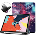 Miniatyrbild 1 av 8: Apple iPad Air (2020) (2022) Slim fit tri-fold fodral - Space multifärg