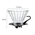 Miniatyrbild 1 av 8: Glasdroppkaffe tratt tratt tjocknat glaskaffe kon