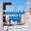 Miniatyrbild 1 av 5: 2 Pack OnePlus 9 5G - Härdat glas 9H - Super kvalitet 3D Skärmskydd