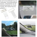 Miniatyrbild 3 av 7: Transparent biljetthållare för parkering, vindruta