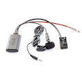 Pikkukuva 1 / 5: Bil Bluetooth 5.0 Aux-kaapeli Mikrofoni Handsfree Matkapuhelin Ilmainen Puheluadapteri E60 E63 E87 [DB]