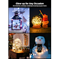 Miniatyrbillede 2 af 4: 24 Pak Batteridrevne Fe-Lys, 7ft 20 LED Vandtætte til Bryllup Warm White and White 24 Pack