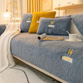 Miniatyrbillede 1 af 7: 1:a Sherpa Soffa Slipcover Hundvänligt Sofföverdrag Plysch Sittdyna Skydd Fuzzy Halkfri Sofföverdrag