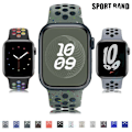 Miniatyrbilde 2 av 7: Sportrem for Apple Watch Band 45 mm 49 mm 44 mm 40 mm 41 mm 42 mm Silikonarmbånd correa iWatch Ultra 2 Series 9 8 SE 7 6 5 4 3 Svart lilla 11 S-M