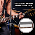 Miniatyrbild 3 av 8: Gitarrbandfil med Sandpapper, Praktiskt Verktyg för Bandnivåjustering för Gitarr och Bas