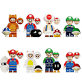 Miniatyrbillede 1 af 5: 8 stk/sæt Super minifigurer Samlede byggeklodser Legetøj Minifigur Samleobjekter Børn Fødselsdag Gaver Dekoration Db