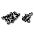 Miniatyrbild 3 av 9: 50 st 8*12 mm Fashion Metal Bullet Rivet Spikes & Cone Studs för Läder DIY Tillbehör (Svart)