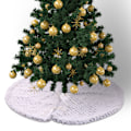 Miniatyrbillede 1 af 10: 75 cm kunstig plys juledekoration træ gulvmåtte tæppe