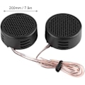 Miniatyrbillede 2 af 8: Diskant Bilhøjttaler Tweeter, Minihøjttaler Audio Tweeter 35mm 98dB Højttaler Bilhøjttaler Sort 12V 500W