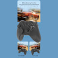 Miniatyrbilde 8 av 9: Trådløs spillkontroll Profesjonell ergonomisk følsom Hjem USB Gamepad Joystick for Android Svart