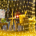 Miniatyrbilde 1 av 9: Net Lights Hage Mesh Lights 1.5*1.5m 96 Led Fairy Light Net Lights Varm Hvit Net Lights for Holiday European