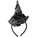 Pikkukuva 1 / 5: Noitapäähine Mini Noita Halloween Hattar (2kpl)