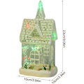 Miniatyrbilde 2 av 8: Lyste julehus, julelandsby-kolleksjon, dekor, LED-belyst julelandsbyhus, feriehus, hjemmedekor for hjemmedekor To