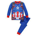 Pikkukuva 1 / 8: Poikien pitkähihaiset housut 2-osainen asu Marvel Iron Man puku Captain1 Captain1 6-12M