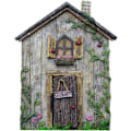 Miniatyrbillede 1 af 8: Miniature Elf Havegårdsdør - Udendørs Elf Hus til Træer, Havefigurer & Havepynt (Én Størrelse, C) c One size