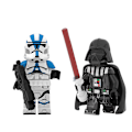 Miniatyrbild 5 av 6: Clone Troopers Commander Minifigurer Star Wars Byggklossar Leksaker