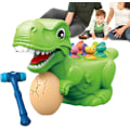 Miniatyrbilde 1 av 8: Dinosaur Hammering Leke for Barn | Lyd & Lys Interaktivt Slagspill for Tidlig Utvikling Green