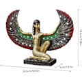 Miniatyrbillede 4 af 7: Ægyptisk Farao Statue Sæt | Mumie og Sfinx Skulpturer | Mytologi Inspirerede Ornamenter | Unik Hjemmedekorationssamling | Sfinxfigurer b