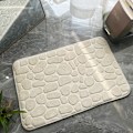 Miniatyrbild 3 av 6: Halkfria mattor Kullerstenspräglade badrum Badkar i handfat Badkar Sidogolv Matta Duschrum Dörrmatta Memory Foam Matta khaki 40X60cm