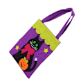 Pikkukuva 5 / 5: Halloween kangaskassi Non-woven kangaskassi Kummitusfestivaali Baarijuhlat Rekvisiitta-Oranssi Lepakko Oranssi Lepakko