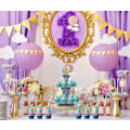 Miniatyrbild 2 av 5: Sjöjungfru Cupcake Stativ 3-nivå Kartong Cupcake Stativ för Baby Sho