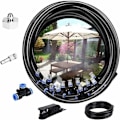Miniatyrbilde 1 av 5: Dimsystem, 10M bevattningssystem Dimsystem för utomhusbruk Kylsystem Idealiskt för Gazebo Garden Patio 10 Nozz
