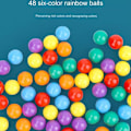 Pikkukuva 4 / 7: Sateenkaari-Shakkipeli | Älyllinen Strategiapelitaulu Lapsille ja Aikuisten 48 pcs