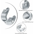 Pikkukuva 4 / 5: Verhotangon kiinnikkeet, ruostumattomasta teräksestä valmistetut vaatekaapin tangon pidikkeet, vaatekaapin tangon U-muotoiset puristuspidikkeet 52*45mm, sisä