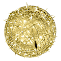 Pikkukuva 1 / 5: Led-nauhasarja, ulkovalaisimet, maisemavalaistus sepak takraw puuvalaistus, vedenpitävä pallolamppu rautarungolla (300 mm),