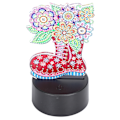 Miniatyrbillede 4 af 10: Diamantmaleri LED-lys Smart Touching Sensor 3D USB Jul DIY Hjemmeindretning