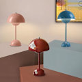 Miniatyrbillede 4 af 5: Dansk designer blomsterpotte bærbar bordlampe VP9 bordlampe（opladning rød Red 19*30CM