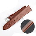 Miniatyrbillede 11 af 11: Stilrent og behageligt Smooth urrem i hvid Vit 20mm
