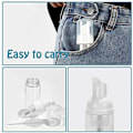 Miniatyrbilde 3 av 7: 24 stk skumpumpeflaske, 30 ml tom flaske for reiser plast såpeflaske skumdispenser flaske minipumpe dispenser for reiser
