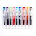 Miniatyrbillede 1 af 7: 9St Farvede Engangs-fontænepenne Til At Skrive 9 Assorterede Farver Stor Kapacitet Ekstra Fin Nib Klassisk Farverig Pen-sæt 9stk Fountain F