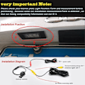 Miniatyrbillede 4 af 5: Bil bakkamera til Ford Mondeo/fiesta/focus Hatchback/s-max/kuga/evere [DB] Sort Black