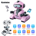 Miniatyrbillede 2 af 7: Mini RC Robot Sensing CADY WIDA Intelligent legetøjsprogrammering Uddannelse Musik Dans Robotter Autofølg Gestkontrol Legetøj til børn hvid robot