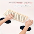 Miniatyrbillede 3 af 6: Peanut Tangentbord Håndledsstøtte, Muse Håndled Pad Support, Til computertastatur, Kontor Hjemmecomputer Notebook, Kontor Bærbar computer og computermus Desktop 2stk