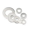 Miniatyrbillede 1 af 4: 5/16\" x 0,688\" OD Flade Skiver - 100 stk 316 Rustfrit Stål Flade Skiver Silver 5/16"/316