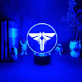 Miniatyrbillede 2 af 9: 3D Luminous Signage Game The Last of Us Nattlampa för Skrivbord