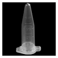 Miniatyrbillede 3 af 5: 500 stk. Laboratorie Gennemsigtige Hvide Markerede Plast Centrifugerør 1,5 ml