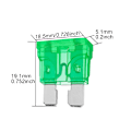 Miniatyrbillede 1 af 3: 50 stk. 30 Amp ATC Bladsikringer - Bilstikninger til Bil & Lastbil 30A