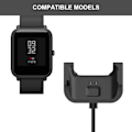 Miniatyrbilde 4 av 8: Smartklokke ladestasjon kompatibel med Lite Amazfit Bip A1915 1608 bærbar magnet ladestasjon forbrukerelektronikk