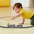 Miniatyrbillede 3 af 8: Lille Retro Tog Sæt | Interaktivt Realistisk Tog Legetøj til Børn 3+