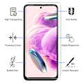 Pikkukuva 2 / 7: 6-in-1 Tempered Glass Xiaomi Redmi Note 12S:lle - Läpinäkyvä Näytönsuoja ja Kameran Linssinsuojakalvo