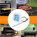 Miniatyrbilde 2 av 10: Digitalt steketermometer for baking, BBQ, grilling med 1 sonder og en timer